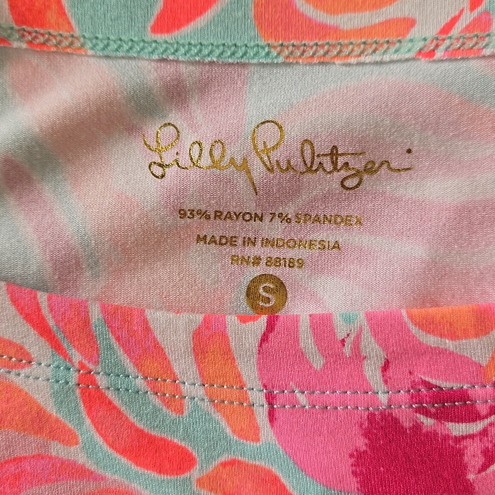 Lilly Pulitzer Sophie UPF 50+ Love Birds Print Dress Classic Resort Chic Small - Picture 6 of 6